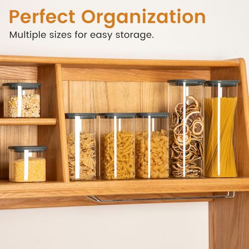 Glass Food Storage Jars with Lids