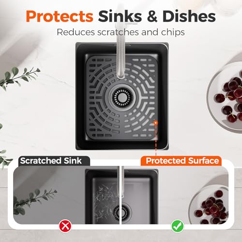 Silicone Sink Protector for Kitchen Sink (12x14 center)