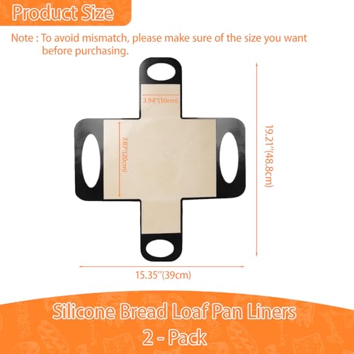 Reusable Silicone Bread Loaf Pan Liner