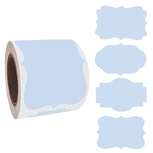 200PCS Sticky Fancy Shape Label Stickers for Essential Oil Bottles