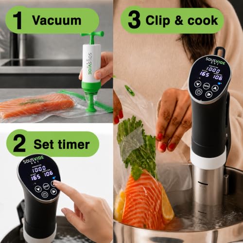 Sous Vide Cooker 1000W (15-Bag Machine Kit / Regular)