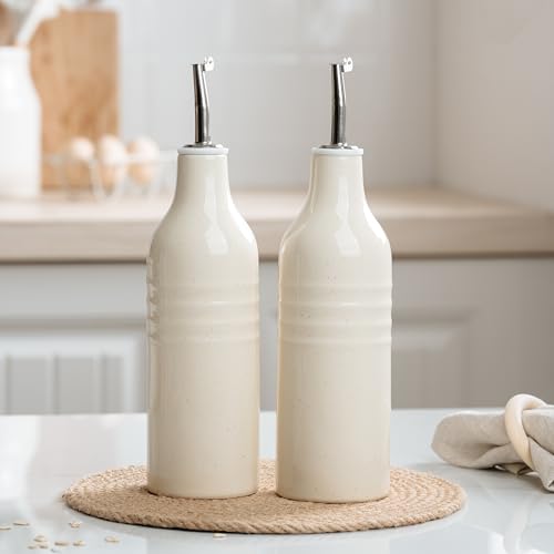 Ceramic Olive Oil Dispenser Bottle
