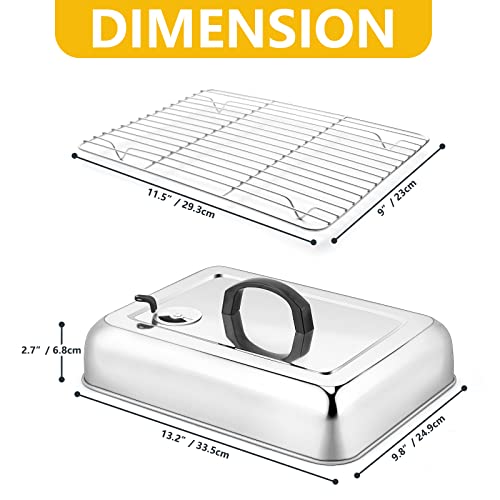 Rectangular Basting Cover & Cooling Rack