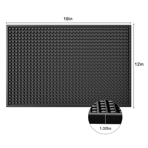 Bar Mat for Home BarDrink Mat for Countertop 18" x 12" 2pcs (18"x12")