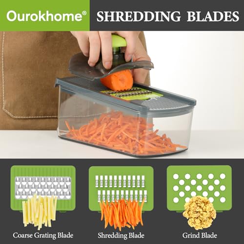 Mandolin Slicer with Handheld Spiralizer