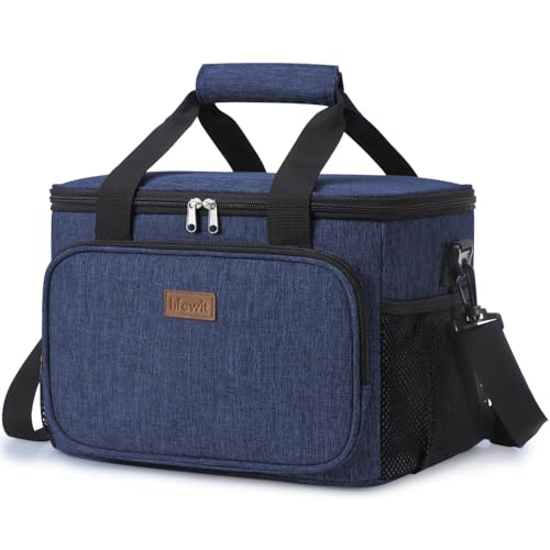Large Lunch Bag Insulated Lunch Box Soft Cooler Cooling Tote for Adult Men Women