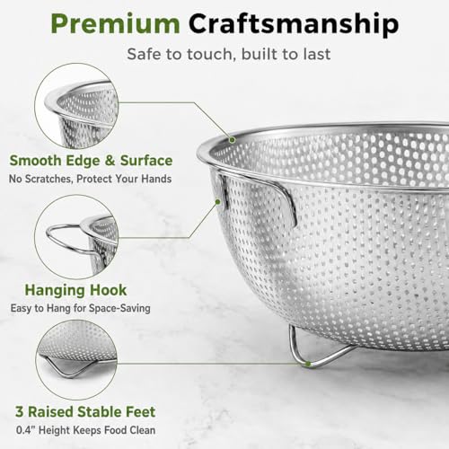 Stainless Steel Colander 3qt