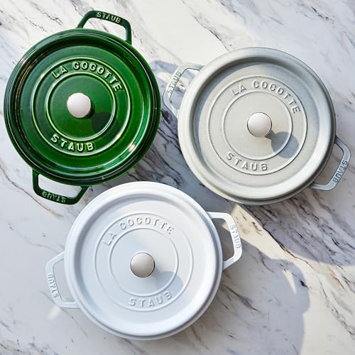 Cast Iron 4 qt Round Dutch Oven (4-qt Round / Basil)