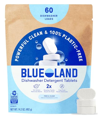 100% Plastic Free Dishwasher Detergent Tablets