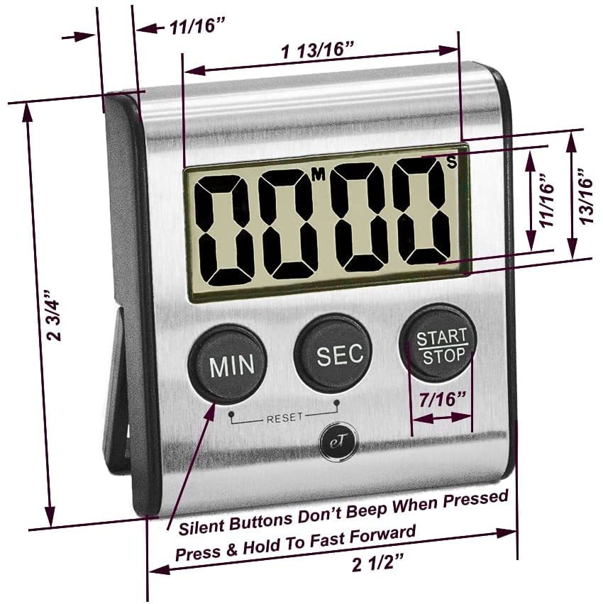 Elegant Digital Kitchen Timer