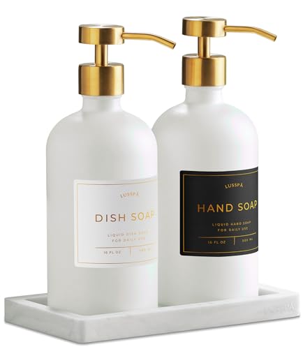 Lotion Hand & Dish Soap Dispenser for Kitchen & Bathroom