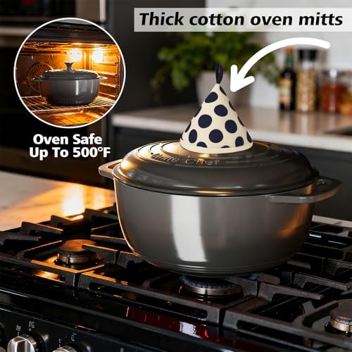 Enameled Cast Iron Dutch Oven (Grey)