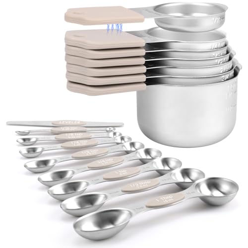 Magnetic Measuring Cups and Spoons Set