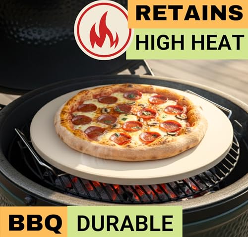 16 inch Round Pizza Stone for Oven and Grill