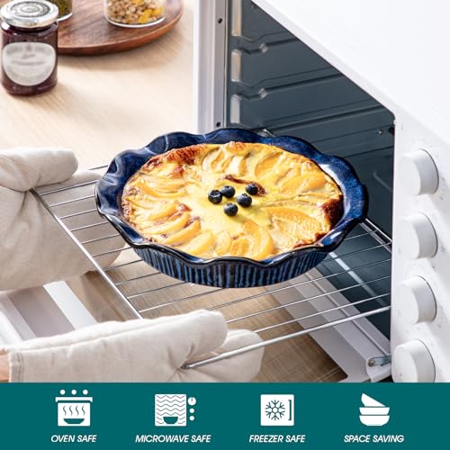 Ceramic 9 inch Pie Pan for Baking