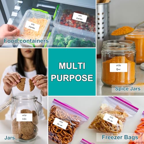 Blank Removable Freezer Labels