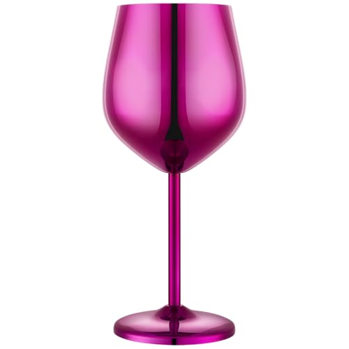 17oz Unbreakable Stainless Steel Wine Glasses