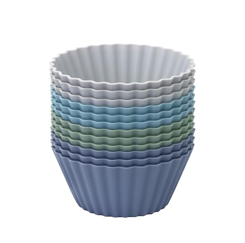 Silicone Baking Muffin Cups 12 Pack