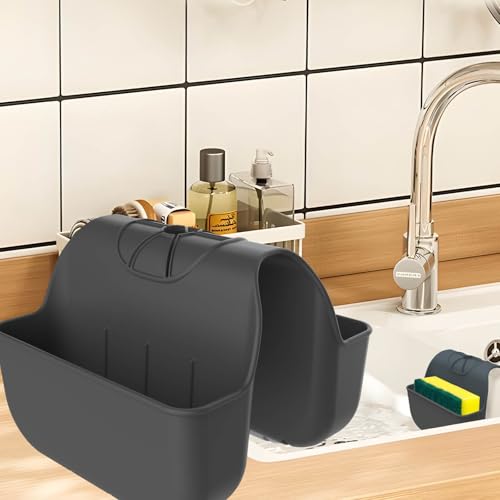 Silicone Sink Saddle Caddy Organizer Rack