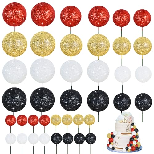 Balls Cake Toppers Foam Balls Cake Decorations
