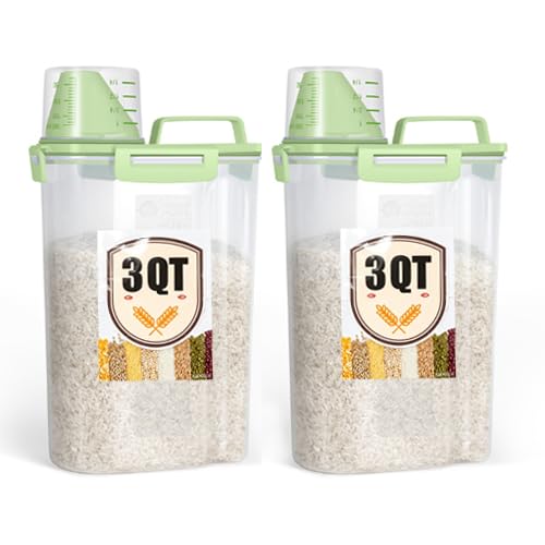 Rice Container 2 Pack 5 Lbs