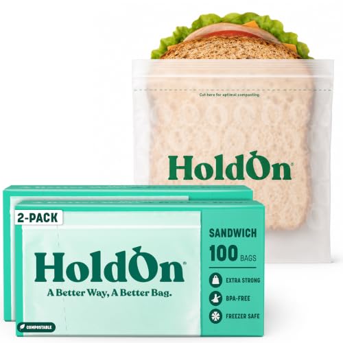 Compostable Zipseal Bags and Bamboo Holder