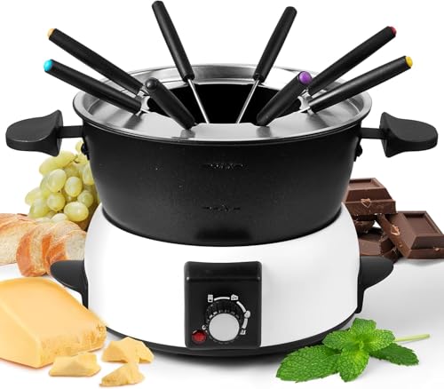 Electric Fondue Pot Set for Cheese & Chocolate