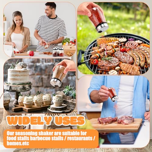 Salt Pepper Shakers with Holes and Lids Spice Dispenser