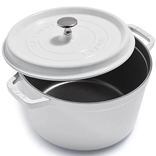 Cast Iron Dutch Oven 5 (5-qt Tall / White)