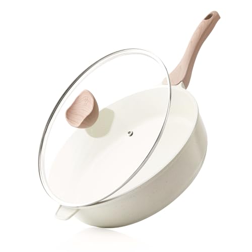 10 11 12 Inch Deep Frying Pan with Lid