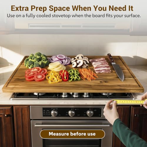 Extra Large Acacia Wood Cutting Board 30 x 20 in (30"L x 20"W)