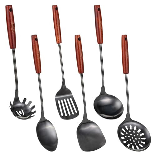 Wok spatula and ladle