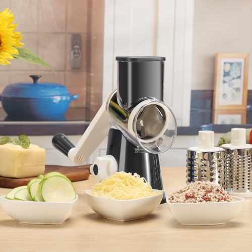 Rotary Cheese Grater Hand Crank Cheese Shredder for Fresh Cheese