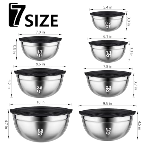Mixing Bowls with Lids Set