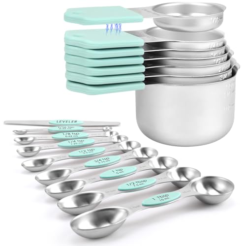 Magnetic Measuring Cups and Spoons Set