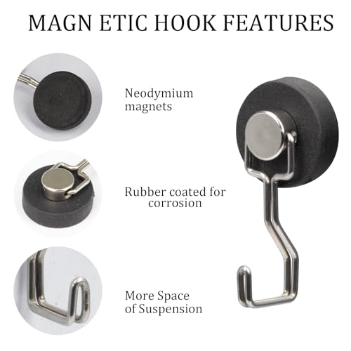 Rubber Coated Magnet Hook