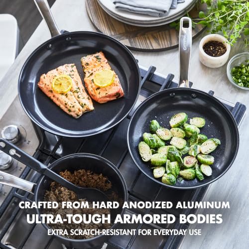 Chatham Prime Midnight Hard Anodized Healthy Ceramic Nonstick
