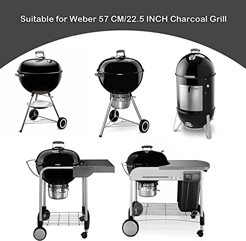 BBQ Griddle and Grate Combo Kit for Weber Kettle Grills