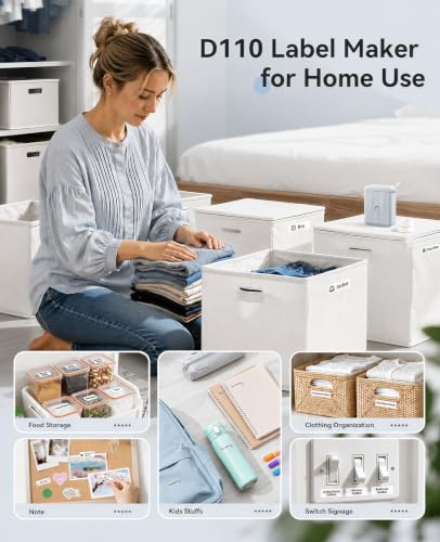 D110 Series New Version Label Maker Machine with Tape