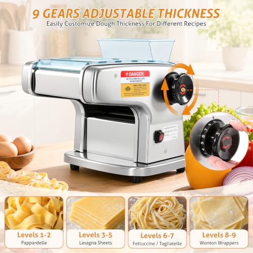 Electric Pasta Maker 4 IN1 Pasta Roller Noodle Pressing Machine