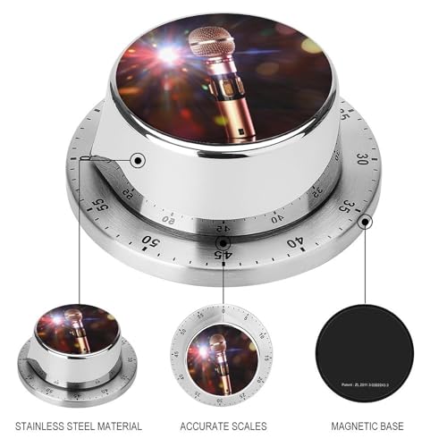 Karaoke Microphone Kitchen Timer (One Size / Karaoke Microphone)