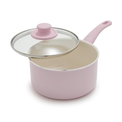 2.5QT Nonstick Saucepan with Glass Lid