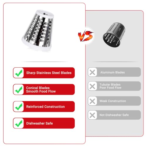 Cheese Grater Attachment for Kitchenaid Stand Mixers