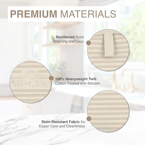 Premium Pot Holder & Hot Pad (Almond / 1 Pack)