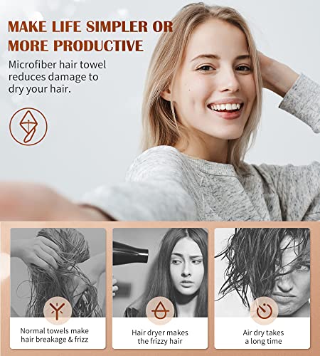 Microfiber Hair Towel Wrap