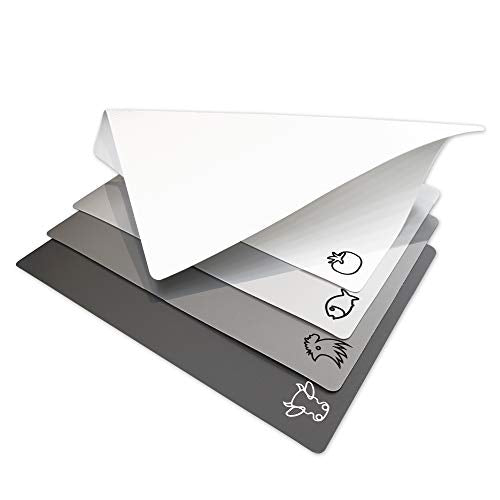 Plastic Cutting Board Flexible Cutting Mats with Food Icon