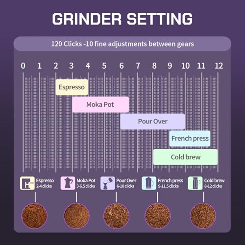 Phantox Pro Manual Coffee Grinder