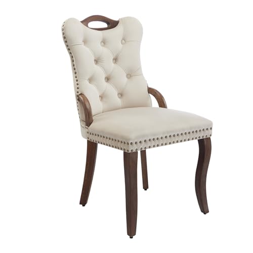 Velvet Upholstered Dining Chairs Set