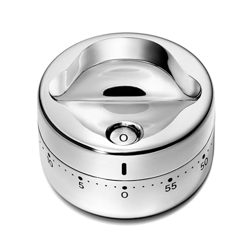 Mechanical Kitchen Timer (Stainless Steel)