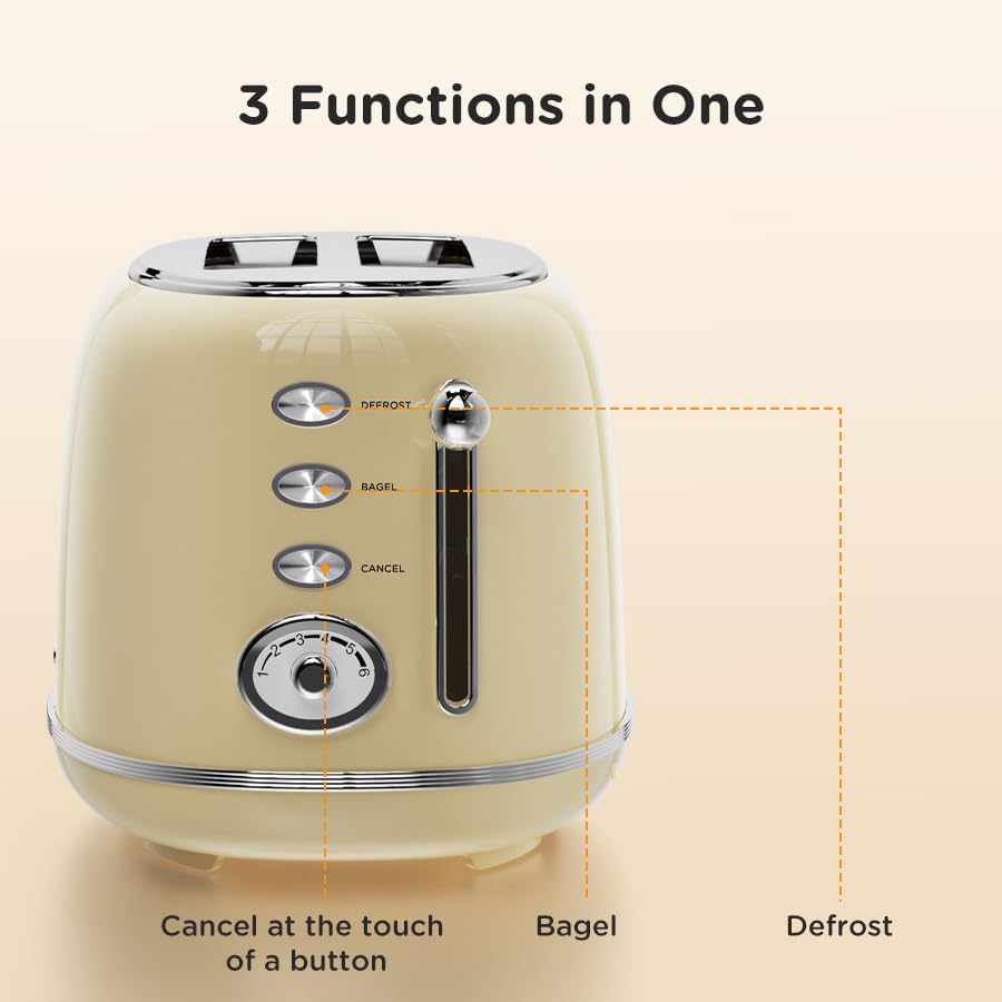 Toasters Toaster Retro 2 Slice